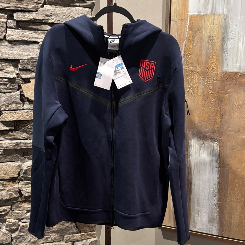 Nike Navy USA Soccer Zip-Up Jacket